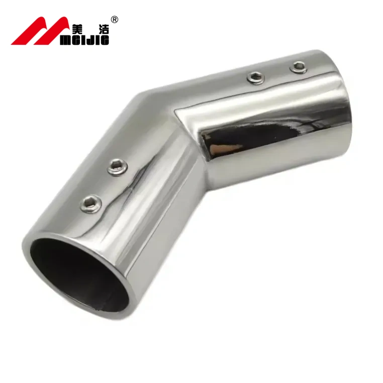 Glass Tube Connector Stainless Steel 304 Bathroom Accessories Glass Door Fitting Round Tube Flange