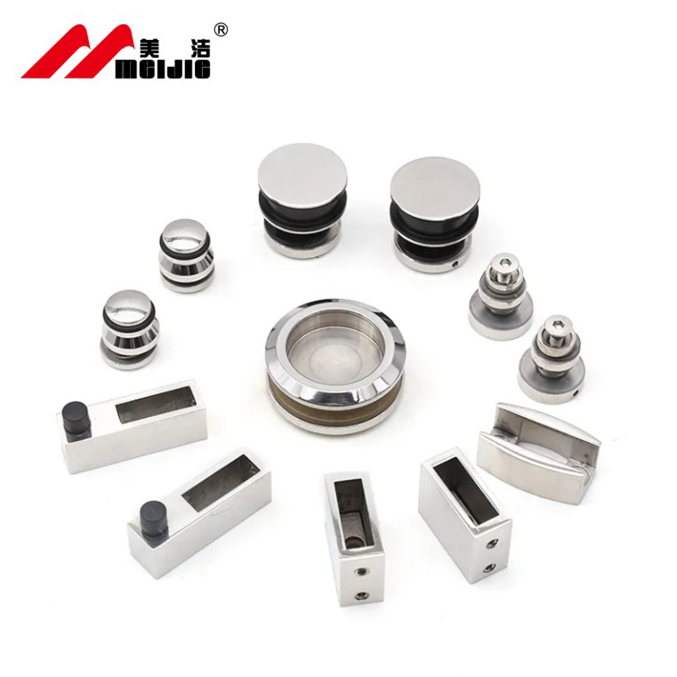 High quality Shower room stainless steel or Zinc alloy material sliding hardware accessories