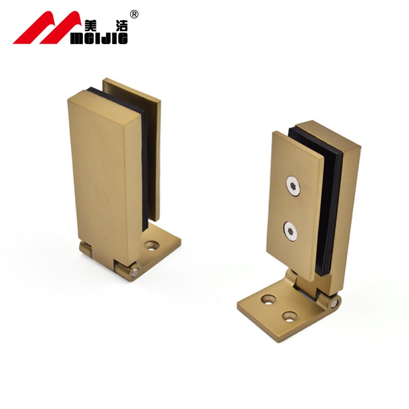 Bathroom Swing Door Inner Opening Hinge 90 Degree Stainless Steel Adjustable Shower Glass Movable Glass Hinge