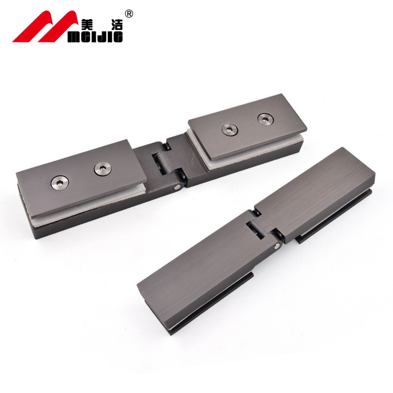 Bathroom Swing Door Strip Shape Hinges Inside And Outside Opening Hinge Stainless Steel Adjustable Shower Glass Movable Hinge