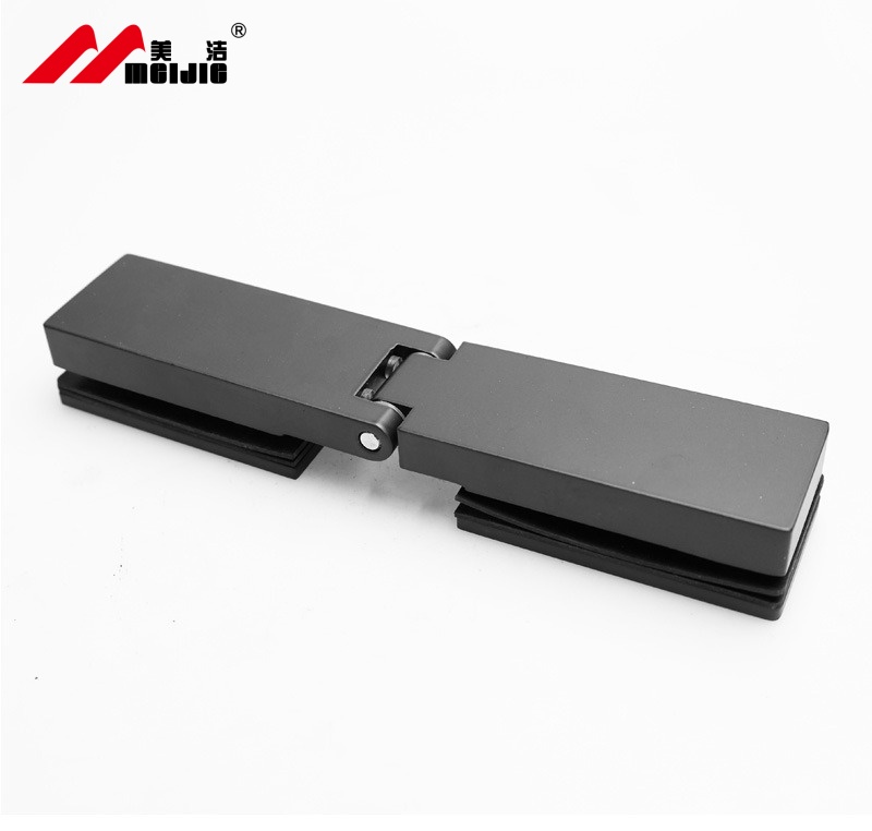 Factory hot sale shower room frameless glass door hinge hardware accessories 180 degree glass to glass adjustable hinge