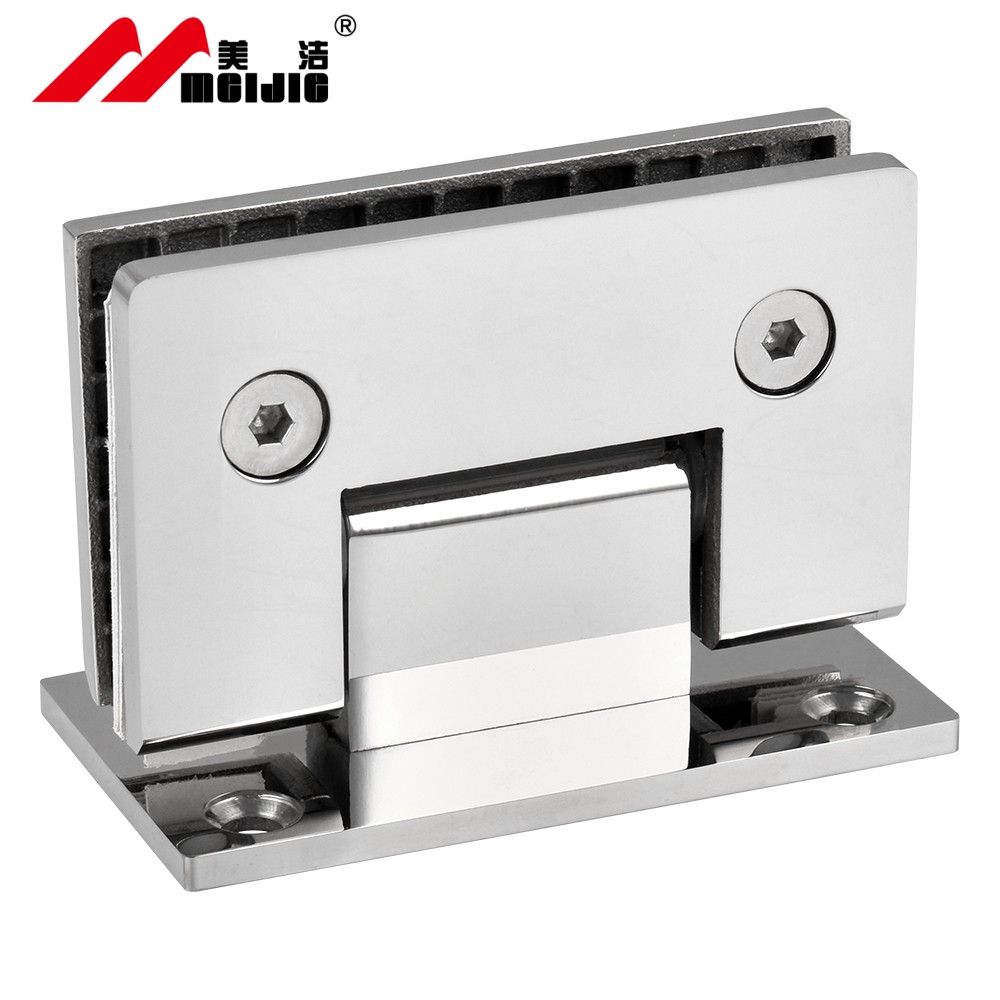 Half Casting And Half Stamping Bathroom Frameless Glass Door Hinge 90 Degree Glass To Wall Accessories