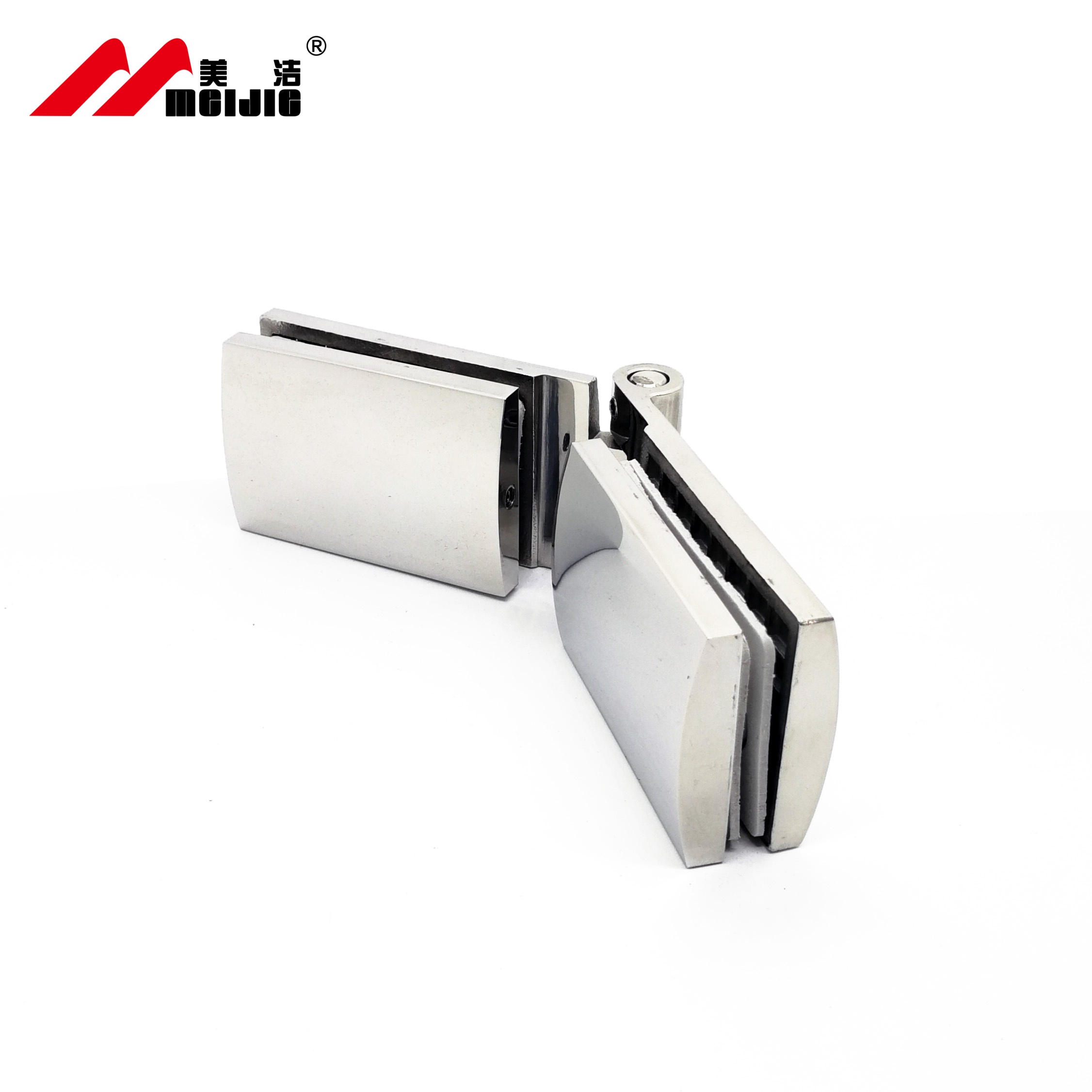OEM serve customization high quality stainless steel 304 glass hinge 180 degree glass to glass