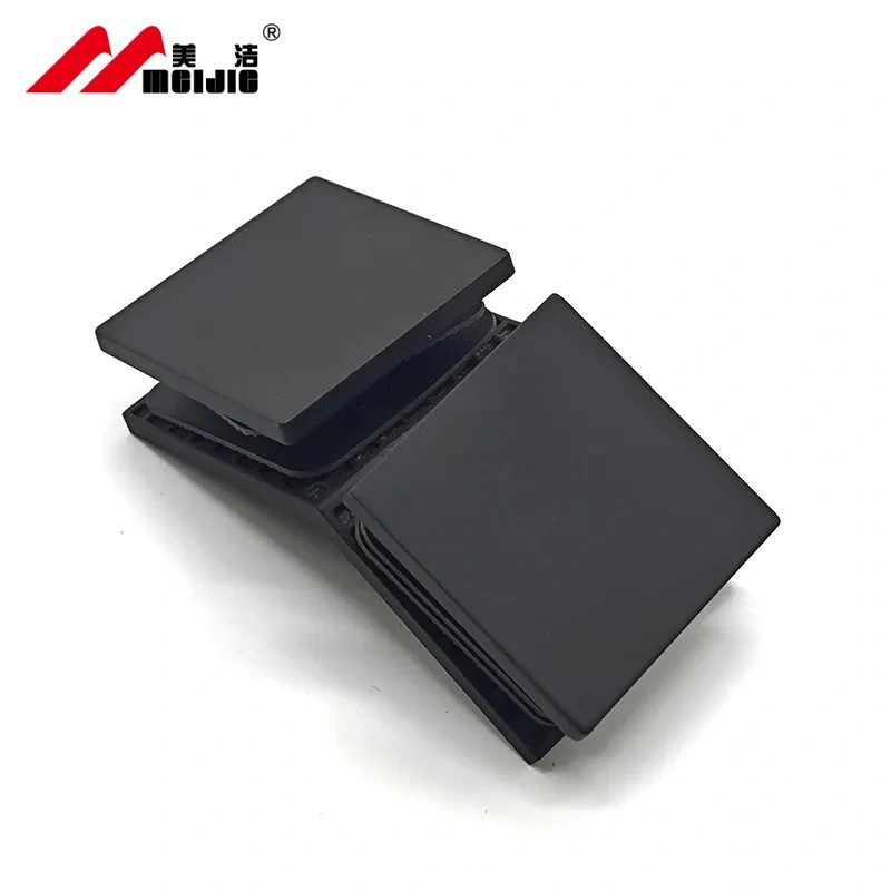 Modern Design Stainless Steel Glass Shower Enclosure Hinge Wall Mount Bracket Connector Glass Clamp Corner Clamp Glass Railing