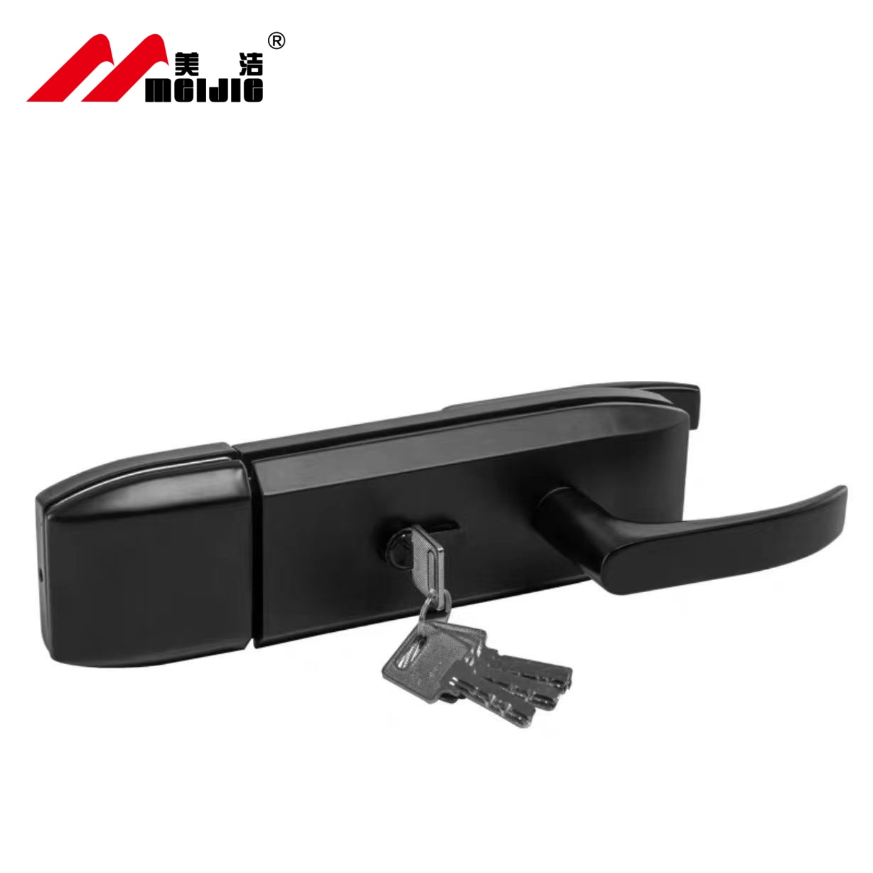 Hotel Office Glass Door Lock Double Security Sliding Glass Handle Lock for Turkey Profile
