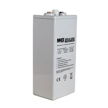 Batería de gel OPzV de 200 Ah | VRLA de ciclo profundo y sin mantenimiento