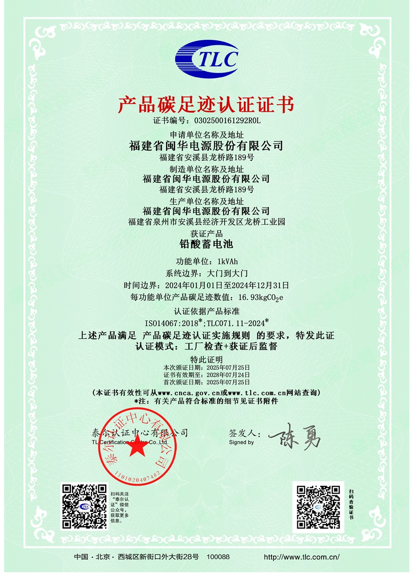 Certificación de Huella de Carbono del Producto