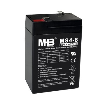 6V 4AH Battery​ MHB MS4-6 Toy Cars For Children