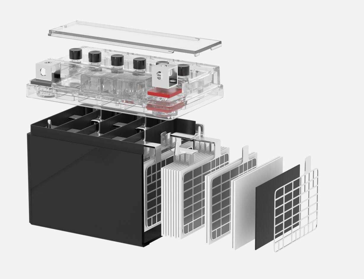 Estructura de la batería de plomo-ácido