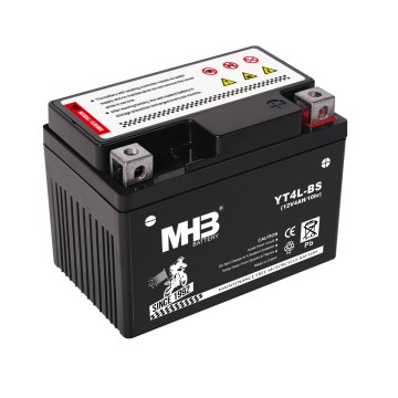 Batería para motocicleta YT4L-BS de 12 V y 4 Ah, Primera elección