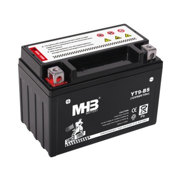 Batería de motocicleta AGM MHB YT9-BS de 12 V y 7 Ah