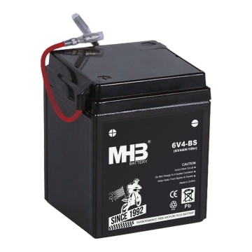 Batería pequeña para motocicleta de 6 V y 4 Ah MHB 6N4-BS