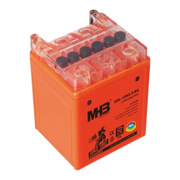 12V 2.5AH Gel Motorcycle Battery​ MHB Gel-12N2.5-BS