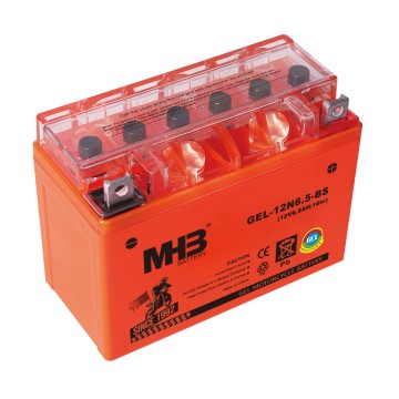 12V 6.5AH Motorcycle Battery MHB GEL-12N6.5-BS