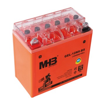 12V 9AH Gel Motorcycle Battery GEL-12N9-BS