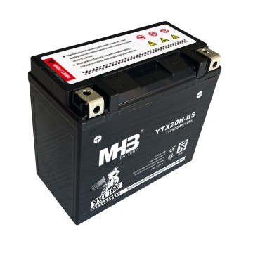 Batería para motocicleta de 12 V y 20 Ah MHB YTX20H-BS