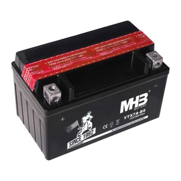 12V 7AH Maintenance Free Motorcycle Battery MHB YTX7A-BS