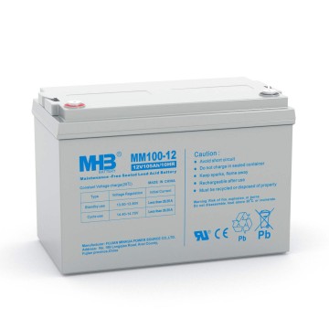 MHB 12V 100Ah UPS EPS and Security System Medium-Size Battery Factory
