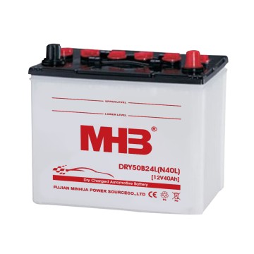 Dry Charged Car Battery DRY50B24L 12V 40AH NS40L MHB