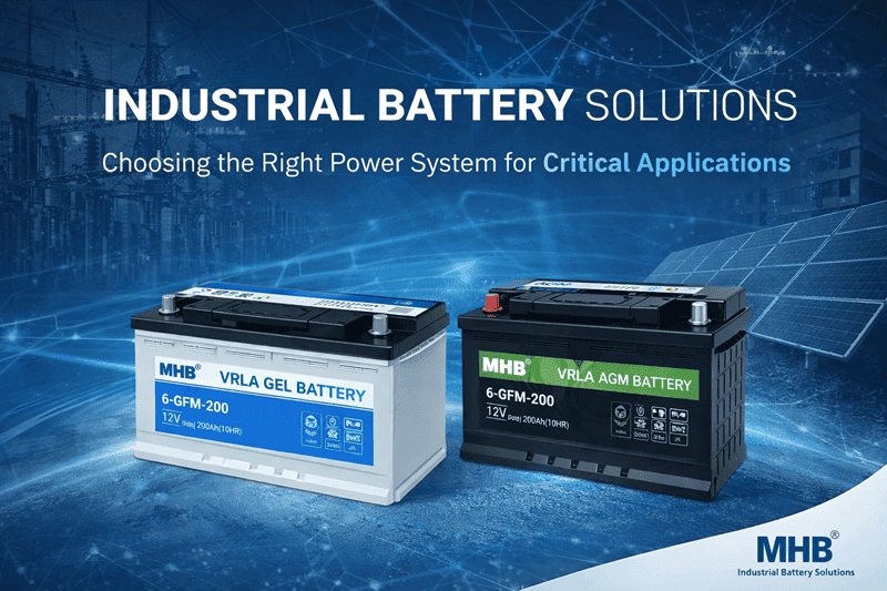 Industrial Battery Solutions: How to Choose the Right Power System for Critical Applications