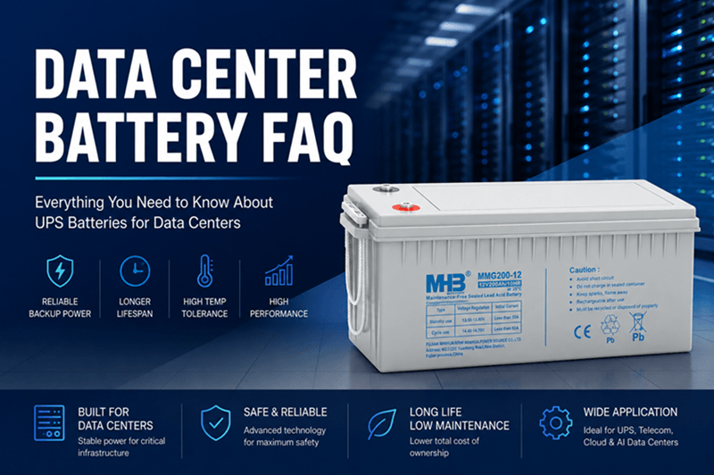 Data Center Battery FAQ (UPS Battery for Data Centers)
