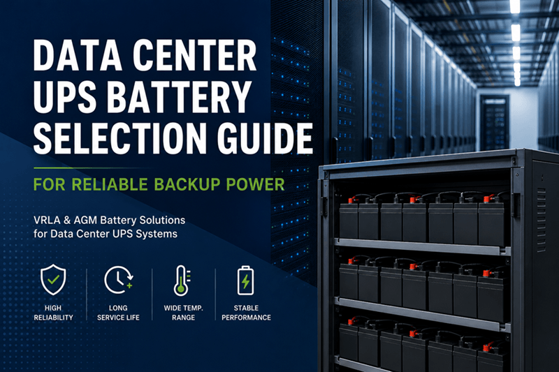 Data Center UPS Battery Selection Guide for Reliable Backup Power