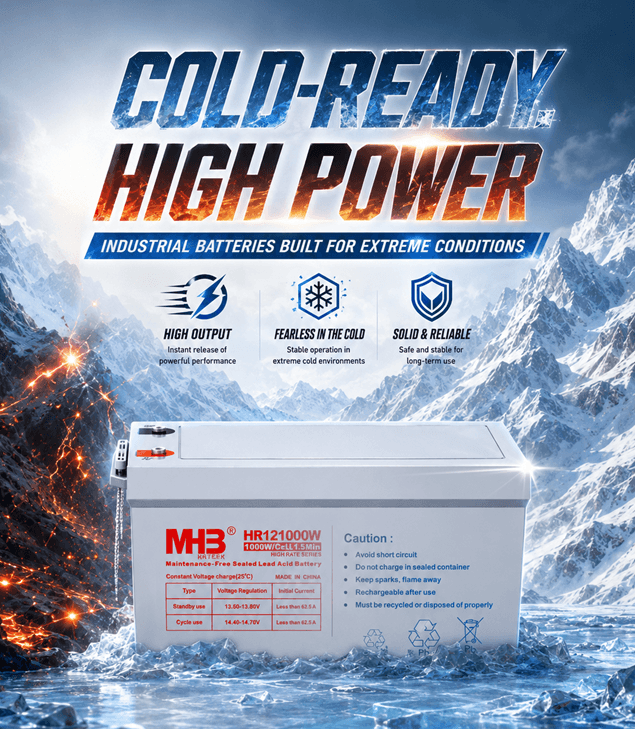 High Power Industrial Battery Manufacturer | Cold-Resistant Battery Solutions - MHB