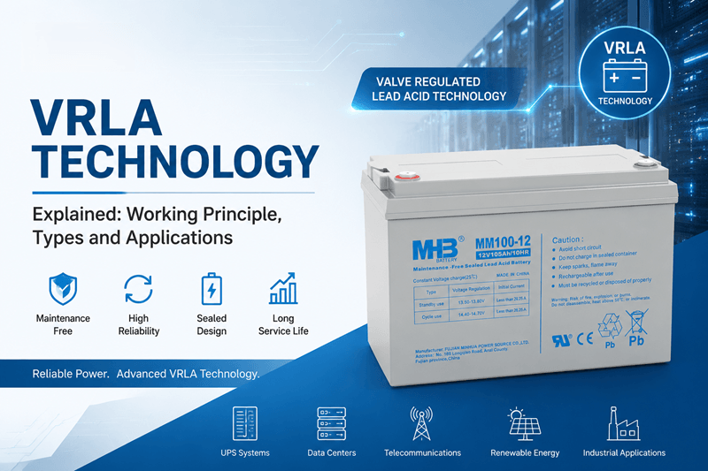 VRLA Technology Explained: How Valve Regulated Lead Acid Batteries Work