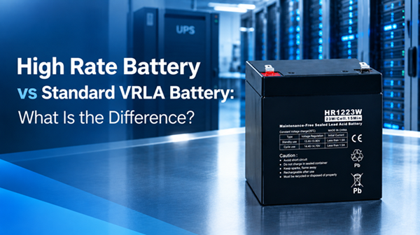High Rate Battery vs Standard VRLA Battery: What Is the Difference?