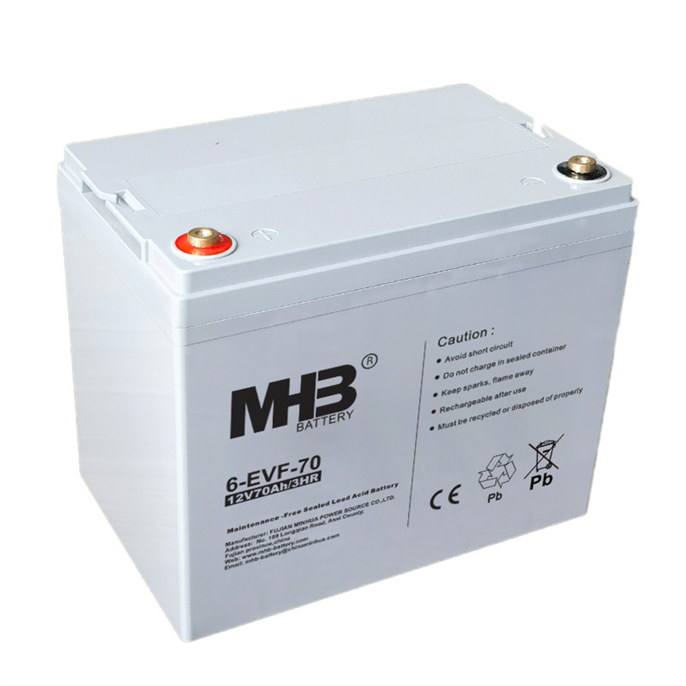 MHB12V 70Ah Golf Cart Motive Battery 6-EVF-70 Supplier