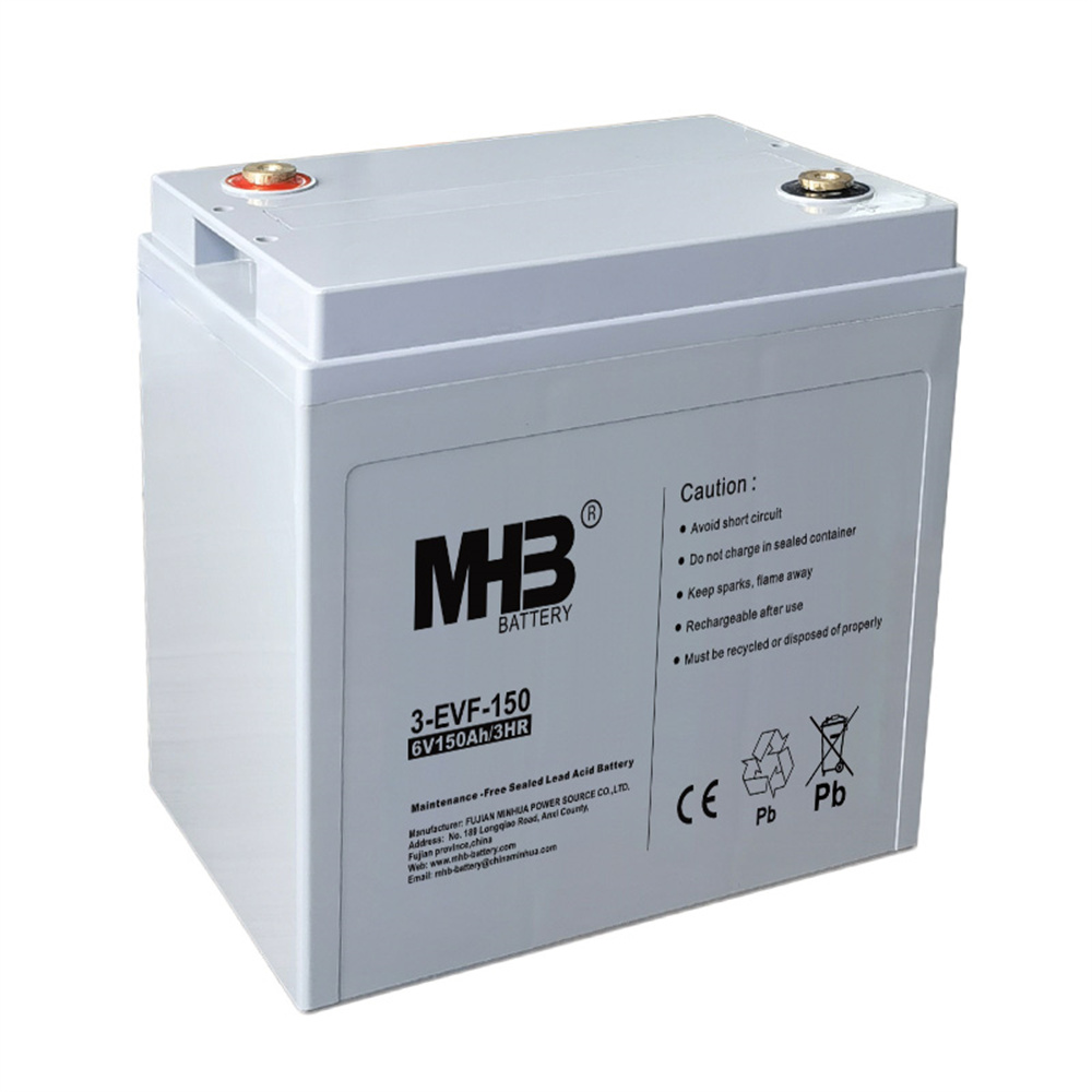 MHB 12V 150Ah Golf Cart Motive Battery 6-EVF-150 Wholesale