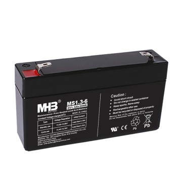 MHB Factory MS Lead-Acid 6V 1.2Ah UPS Battery for Emergency Power System System