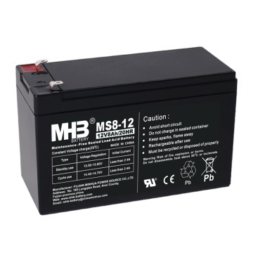 12V 8Ah Sealed Lead-Acid Battery for Fire Protection Systems