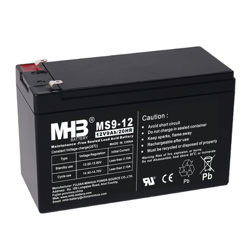 MHB 12V 9Ah UPS Supporting Fire Suppression Safety Lead-Acid Battery 6-FM-9B