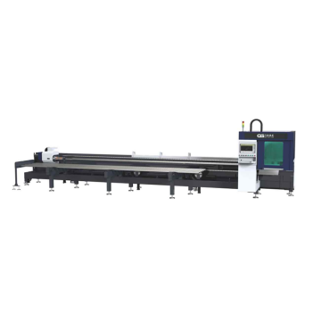 Fiber Laser pipe cutting Machine with two chuck and 0 tailing length