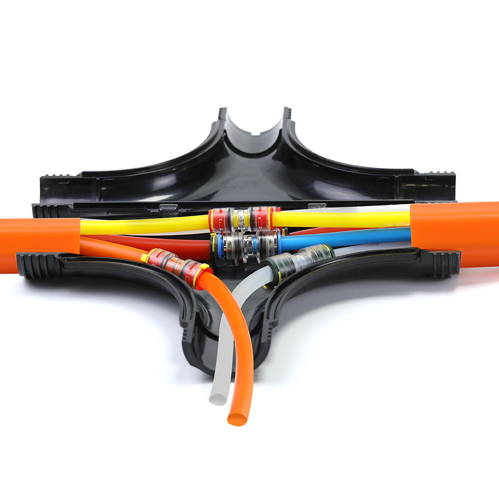 Splice Boxes Enhance Efficiency in Blown Fiber Optic Installations