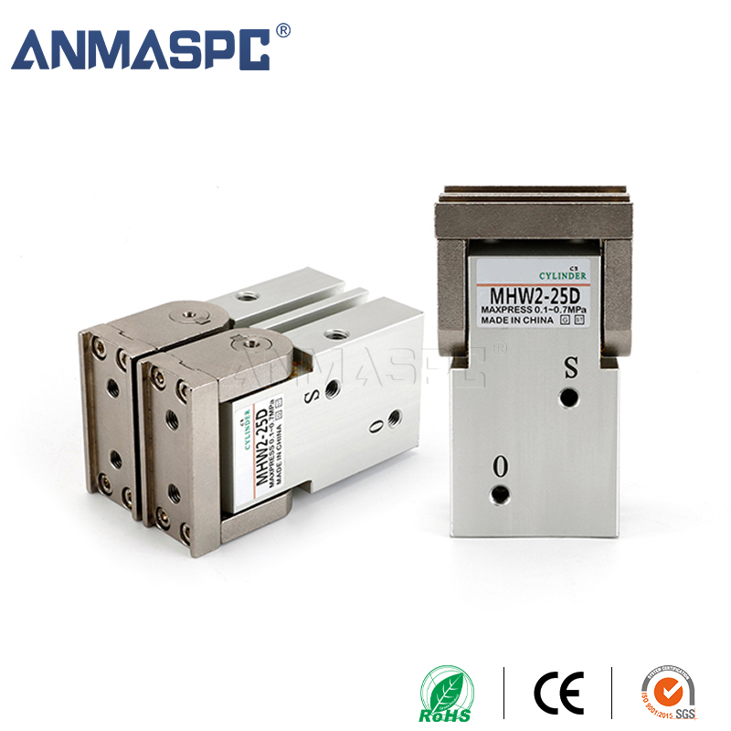 MHW2 Pneumatic Air Gripper Cylinders Gear Finger Cylinder MHW2-20D MHW2-20D1 MHW2-25D MHW2-25D1 MHW2-32D MHW2-32D1