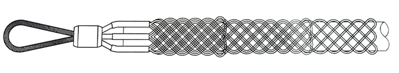 Cable mesh sleeve02
