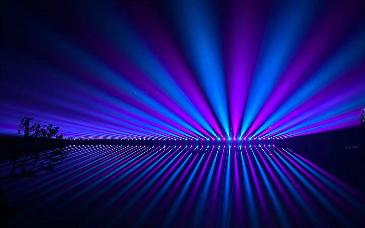 Creates a Magnificent Lighting Spectacle at Jincheng Runcheng Park4
