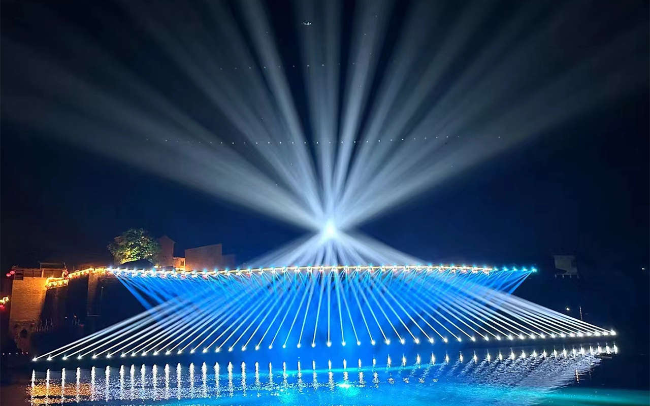 Creates a Magnificent Lighting Spectacle at Jincheng Runcheng Park5