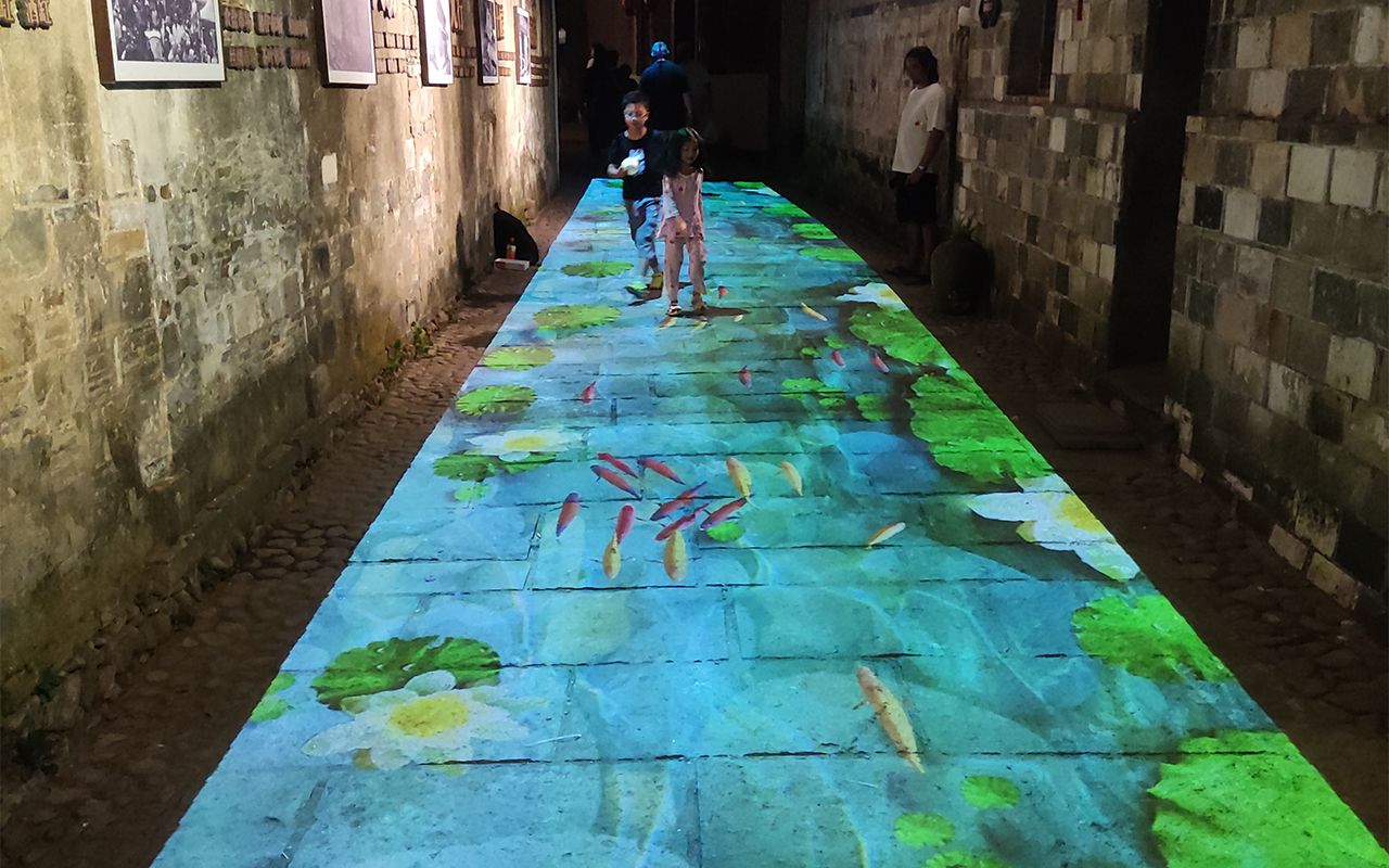 nnovative Ground Pattern Light Decoration Project2