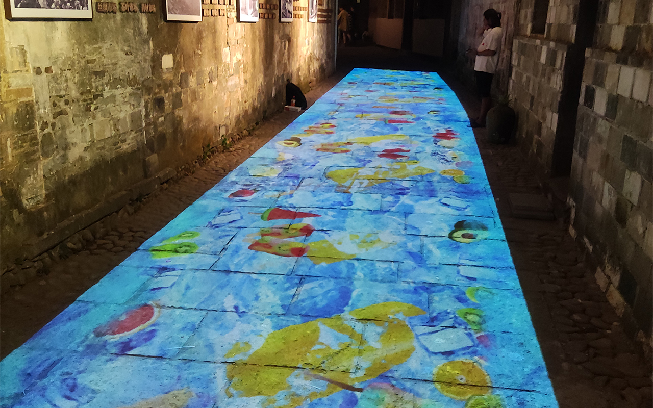 nnovative Ground Pattern Light Decoration Project3