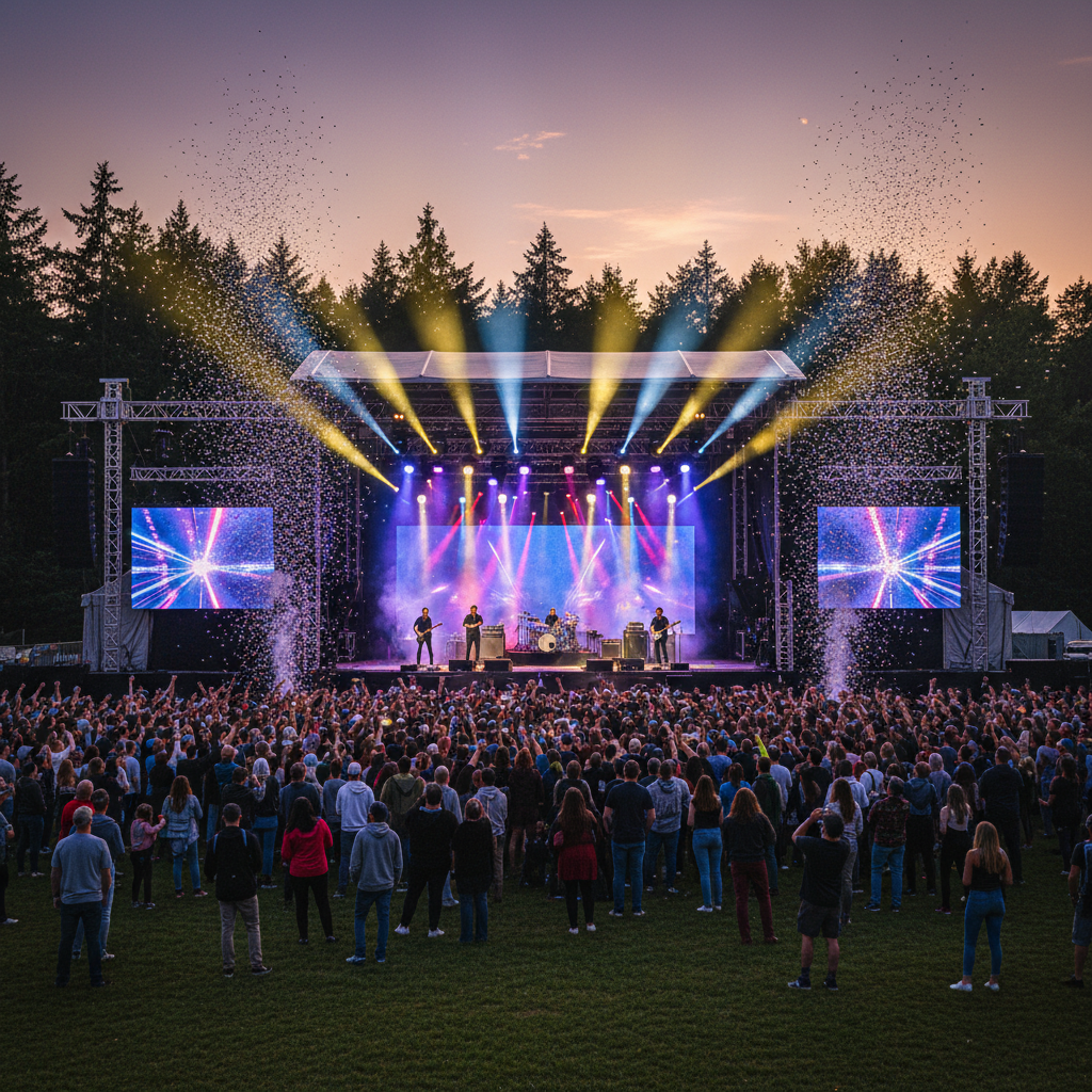 Outdoor Stage Lighting For Professional Stage Performances