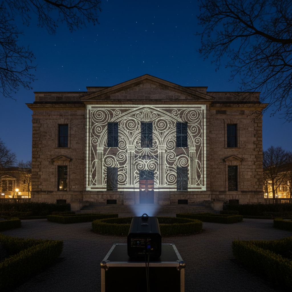 Outdoor Gobo Projector For Architectural Facade Lighting