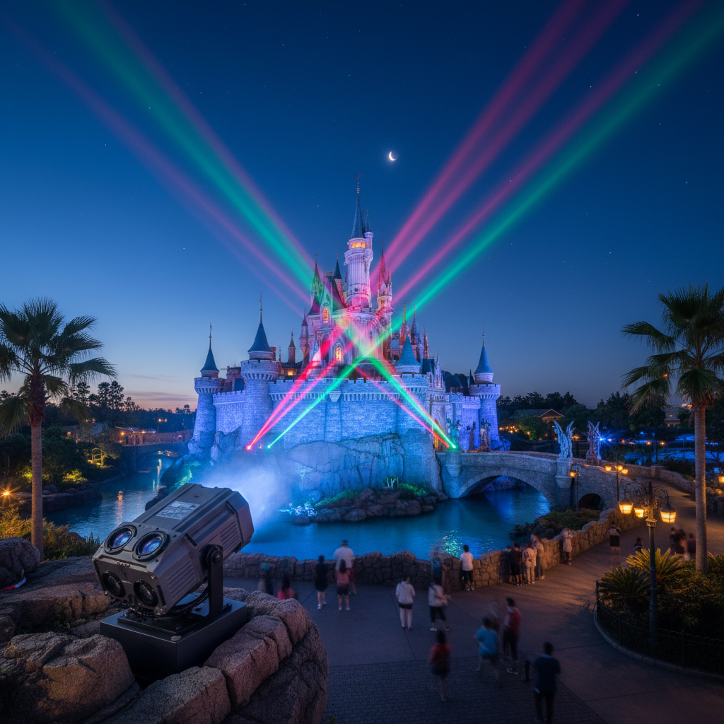 Architectural Lighting Projector For Theme Park Attractions
