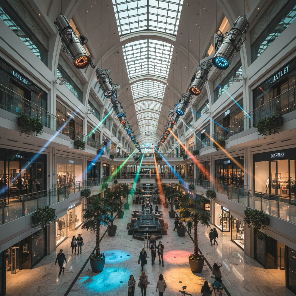 Led Par Can For Shopping Mall Atriums