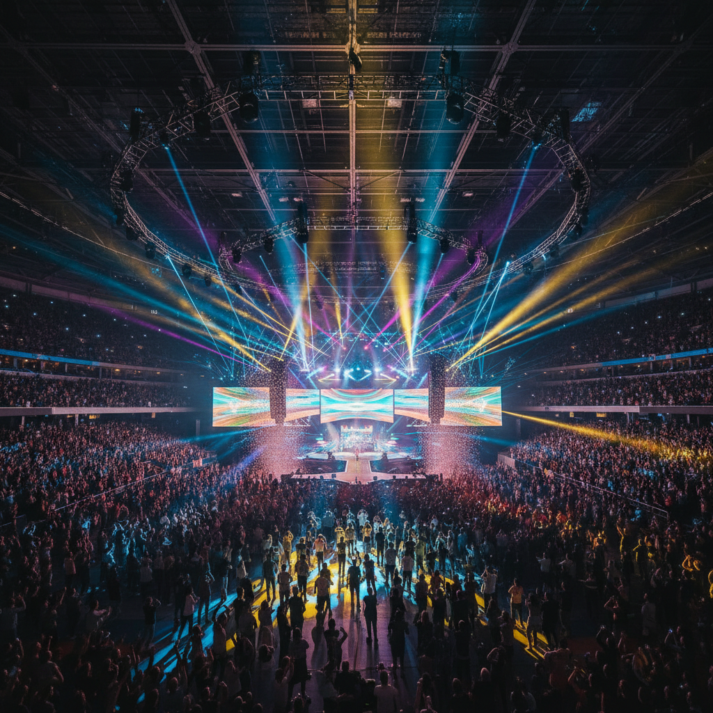 Concert Lighting For Stadium And Sports Arenas