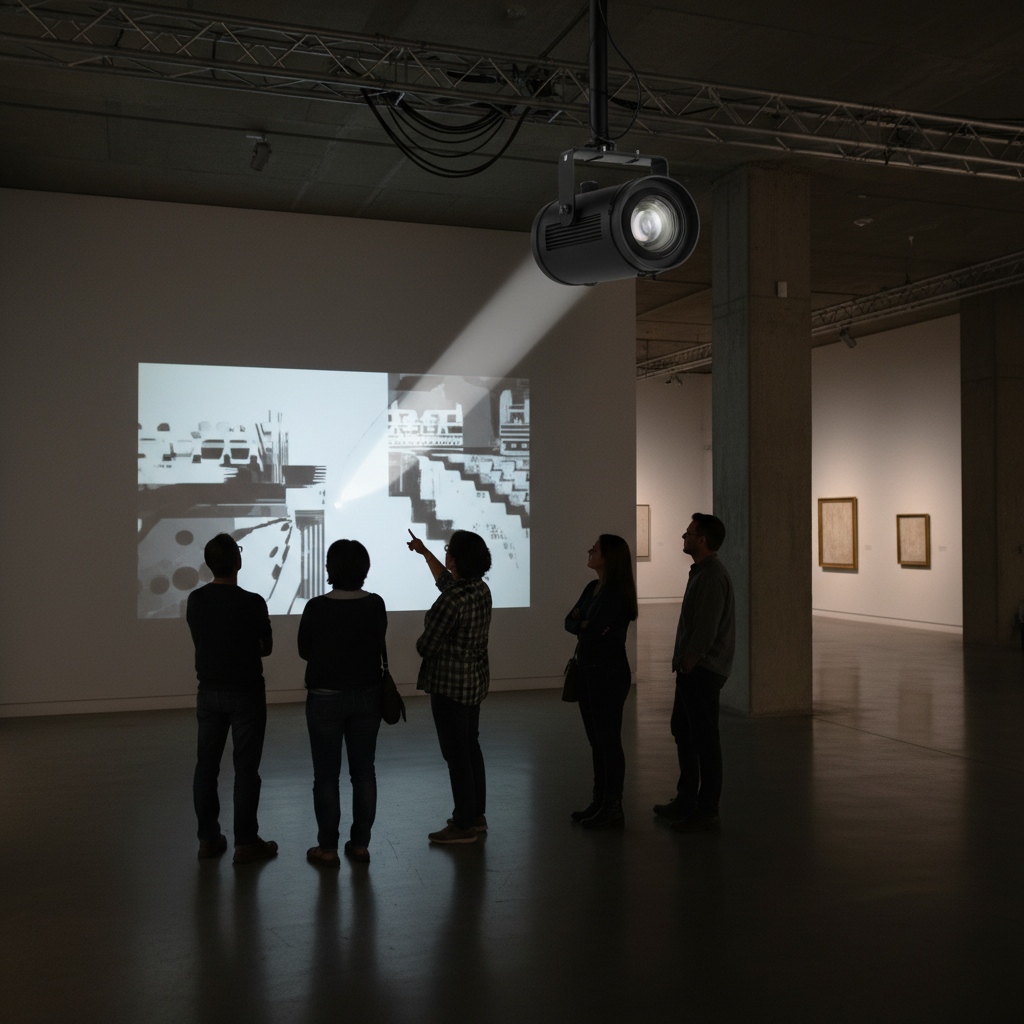 Gobo Projector For Museum And Gallery Exhibitions