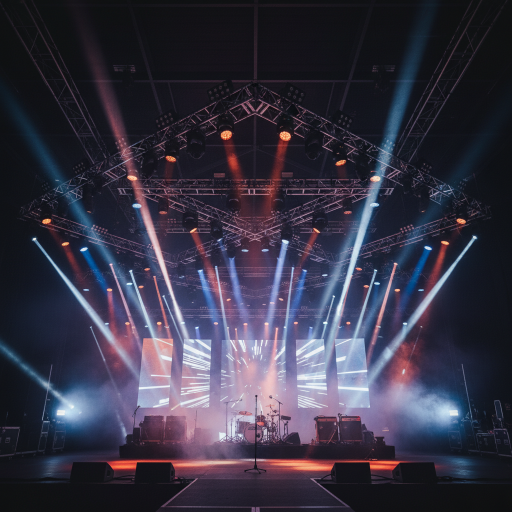 Concert Lighting For Professional Stage Performances