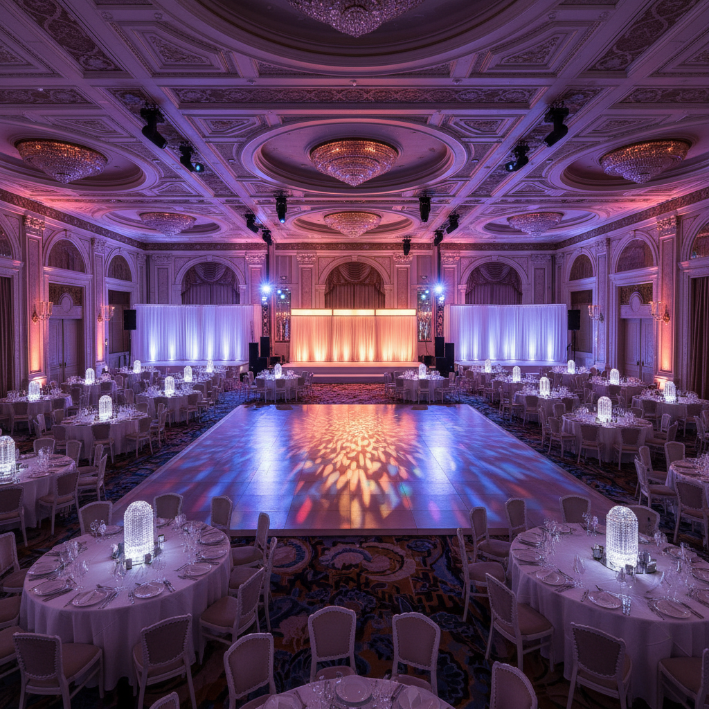 Rgbw Led Light For Luxury Hotel Ballrooms